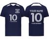 Custom Soccer Jersey with Name Number Team Logo Personalized Soccer Shirts for Youth Navy X-Large view 1