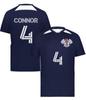 Custom Soccer Jersey with Name Number Team Logo Personalized Soccer Shirts for Youth Navy X-Large view 2