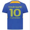 Custom Soccer Jersey with Name Number Team Logo Personalized Soccer Shirts for Youth Royal Gold Medium view 4