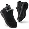 FUDYNMALC Womens Snow Boots Winter Shoes: Warm Fur Lined Slip On Ankle Booties Lightweight All-Day Comfort Outdoor Footwear for Walking view 1