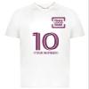 Custom Soccer Jersey with Name Number Team Logo Personalized Soccer Shirts for Youth White Medium view 3