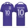 Custom Soccer Jersey with Name Number Team Logo Personalized Soccer Shirts for Youth Purple X-Large view 1