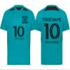 Custom Soccer Jersey with Name Number Team Logo Personalized Soccer Shirts for Youth Teal Small view 1