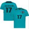 Custom Soccer Jersey with Name Number Team Logo Personalized Soccer Shirts for Youth Teal Small view 2