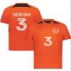 Custom Soccer Jersey with Name Number Team Logo Personalized Soccer Shirts for Youth Orange Black Small view 2