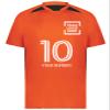 Custom Soccer Jersey with Name Number Team Logo Personalized Soccer Shirts for Youth Orange Black Small view 3