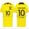 Custom Soccer Jersey with Name Number Team Logo Personalized Soccer Shirts for Youth Yellow X-Large view 1