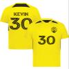 Custom Soccer Jersey with Name Number Team Logo Personalized Soccer Shirts for Youth Yellow X-Large view 2