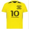 Custom Soccer Jersey with Name Number Team Logo Personalized Soccer Shirts for Youth Yellow X-Large view 3