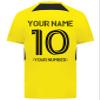 Custom Soccer Jersey with Name Number Team Logo Personalized Soccer Shirts for Youth Yellow X-Large view 4