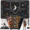 Portable Basketball Footwork Training Mat, Agility Footstep Training Mat, Basketball Pads for Training All Levels, Non-Slip Silent Equipment for All Ages to Improve Speed, Strength and Coordination view 1