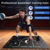 Portable Basketball Footwork Training Mat, Agility Footstep Training Mat, Basketball Pads for Training All Levels, Non-Slip Silent Equipment for All Ages to Improve Speed, Strength and Coordination view 3