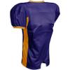 Blitz Football Jersey, Youth Medium, Purple, Gold view 2
