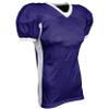 Blitz Football Jersey, Youth Small, Purple, White view 1
