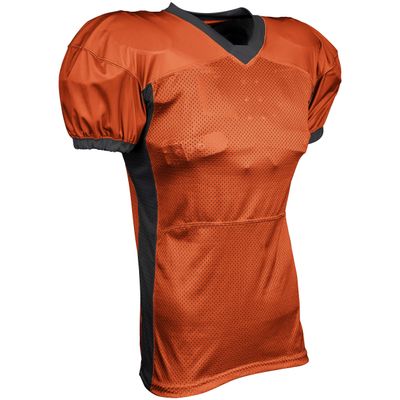 Blitz Football Jersey, Adult Large, Orange, Black
