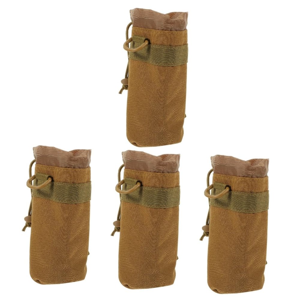 Sosoport 4pcs Heat-resistant Portable Water Bottle Sleeve Cover Scalding Oxford Carrier Bag for Outdoor Sports Hiking Camping and Travel
