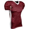 Blitz Football Jersey, Adult Small, Maroon, White view 1