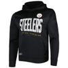 Outerstuff NFL Youth 8-20 Huddle Up Team Color Performance Primary Logo Pullover Hoodie (8, Pittsburgh Steelers) view 2