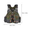 Multifunctional Kayak Life Jackets for Adults - Fishing, Multi Pocket Portable Detachable Clothing with Floating Material Breathable Life-Saving Rock Fishing (Army Green) view 3