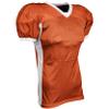 Blitz Football Jersey, Youth Small, Orange, White view 1