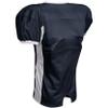 Blitz Football Jersey, Adult 2X-Large, Navy, White view 2