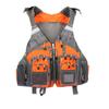 Multifunctional Kayak Life Jackets for Adults - Fishing, Multi Pocket Portable Detachable Clothing with Floating Material Breathable Life-Saving Rock Fishing (Orange) view 1