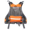 Multifunctional Kayak Life Jackets for Adults - Fishing, Multi Pocket Portable Detachable Clothing with Floating Material Breathable Life-Saving Rock Fishing (Orange) view 2