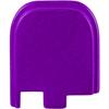 NDZ Performance Rear Slide Cover Plate Compatible with Glock 43 43X 48, Laser Engraved Images in Purple Aluminum, Made in USA - Dallas Star view 3