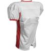 Blitz Football Jersey, Adult 2X-Large, White, Scarlet view 2