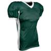 Blitz Football Jersey, Adult 2X-Large, Forest Green, White view 1