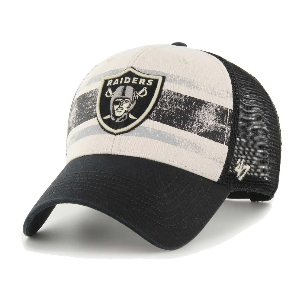 47 Men's Cream Las Vegas Raiders Breakout MVP Trucker Adjustable Hat