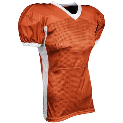 Blitz Football Jersey, Youth X-Large, Orange, White