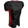 Blitz Football Jersey, Adult 2X-Large, Black, Scarlet view 2