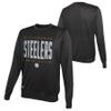 Outerstuff NFL Men's Top Pick Performance Fleece Crew Neck Pullover Sweatshirt, Pittsburgh Steelers, Large view 2