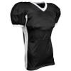 Blitz Football Jersey, Adult 3X-Large, Black, White view 1