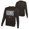 Outerstuff NFL Men's Top Pick Performance Fleece Crew Neck Pullover Sweatshirt, Cleveland Browns, Small view 2