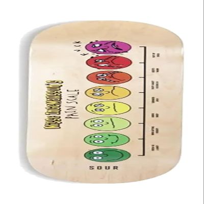 Sour Solution Skateboards Nisse Ingemarsson Pain Scale Skateboard Deck - 8.12" x 31.85"