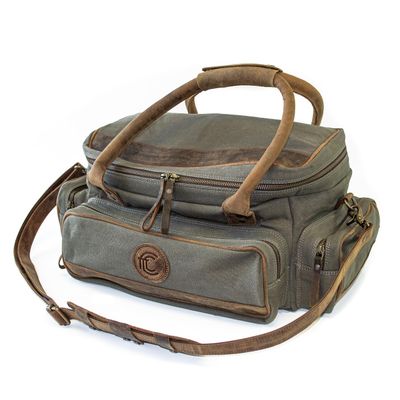 Outdoor Leisure Products Model CT10001 Canvas and Leather Field/Range Bag