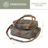 Outdoor Leisure Products Model CT10001 Canvas and Leather Field/Range Bag view 3