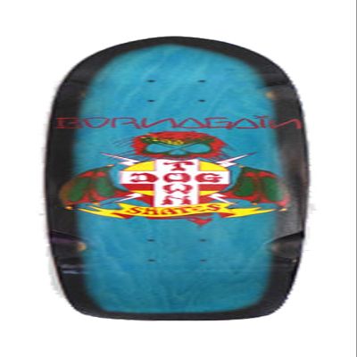 Dogtown Skateboards Born Again 70' Rider Black / Black Skateboard Deck - 8.37" x 30.57"