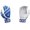 Easton | MAV GT Baseball Batting Gloves | White/Royal | Youth X-Large view 1