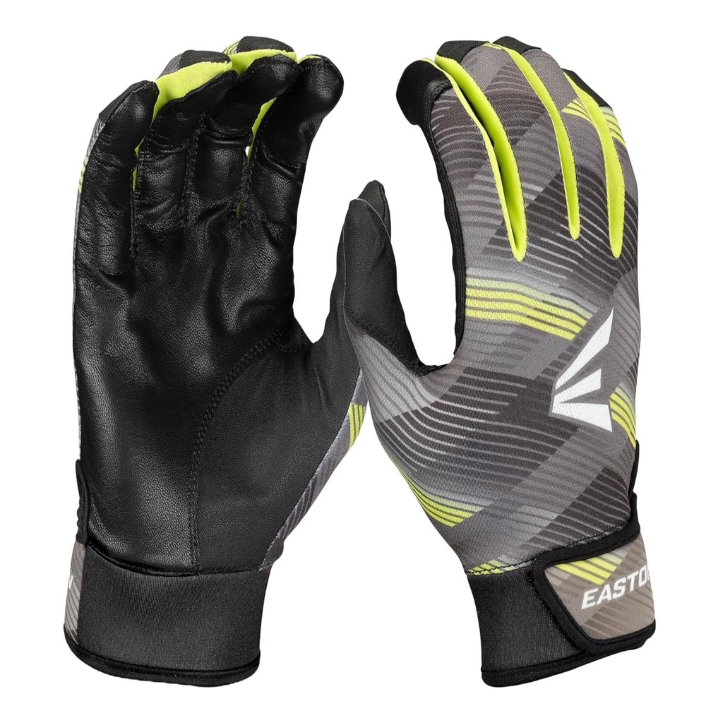 Easton | MOXIE Youth Batting Gloves | Black/Optic Yellow | TBall