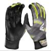 Easton | MOXIE Youth Batting Gloves | Black/Optic Yellow | TBall view 1