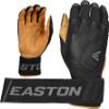 Easton | MAV PRO LOCKED IN Baseball Batting Gloves | Carmel/Black | Adult Small