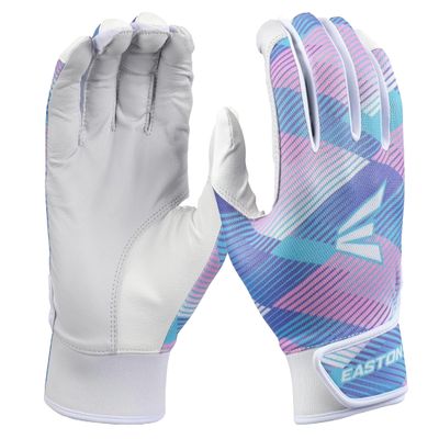 Easton | MOXIE Youth Batting Gloves | White/Pink | Youth Small