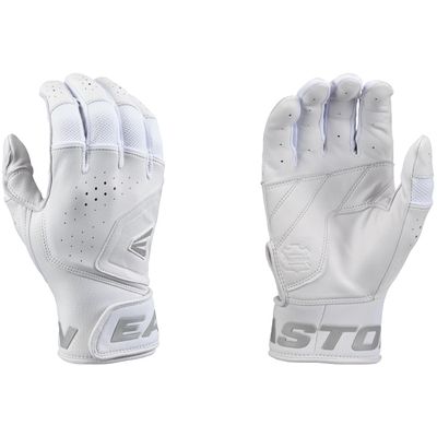 Easton | MAV PRO Baseball Batting Gloves | White/White | Adult Large