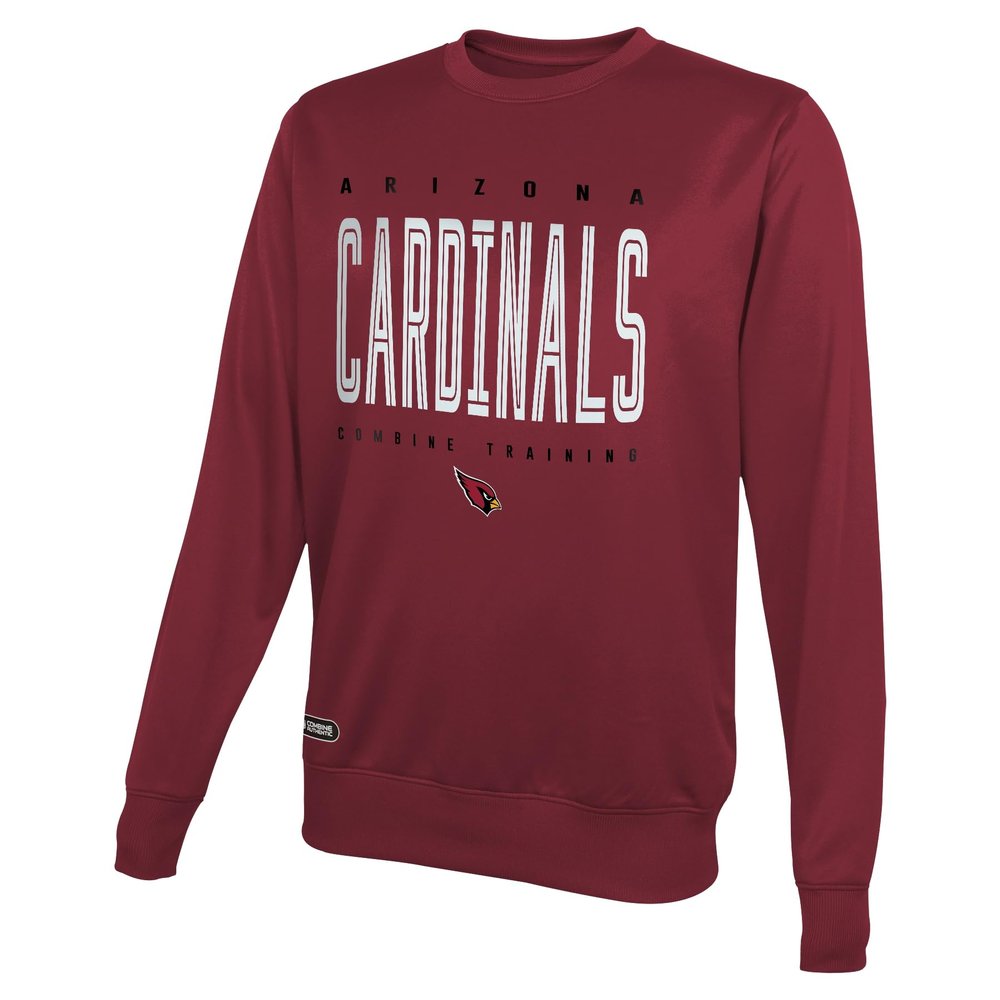 Outerstuff NFL Men's Top Pick Performance Fleece Crew Neck Pullover Sweatshirt, Arizona Cardinals, X-Large
