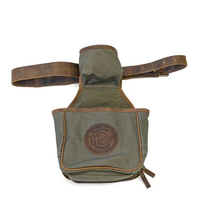 American Furniture Classics Outdoor Leisure Products Model CT10005 Canvas and Leather Skeet Pouch
