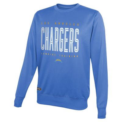 Outerstuff NFL Men's Top Pick Performance Fleece Crew Neck Pullover Sweatshirt, Los Angeles Chargers, XX-Large