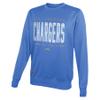 Outerstuff NFL Men's Top Pick Performance Fleece Crew Neck Pullover Sweatshirt, Los Angeles Chargers, XX-Large view 1
